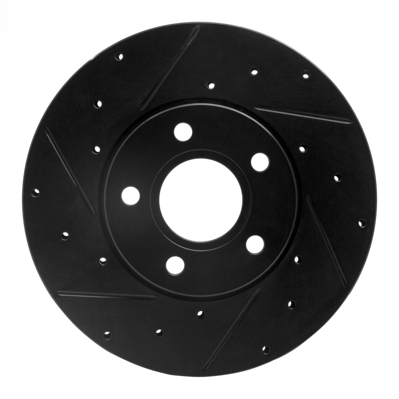 Ford C-MAX Brake Rotor (1) - Front Left - R1 Concepts - Drilled & Slotted - Black - `12-`18 Ford C-MAX Brake Rotor (1) - Front Left - R1 Concepts - Drilled & Slotted - Black - `12-`18